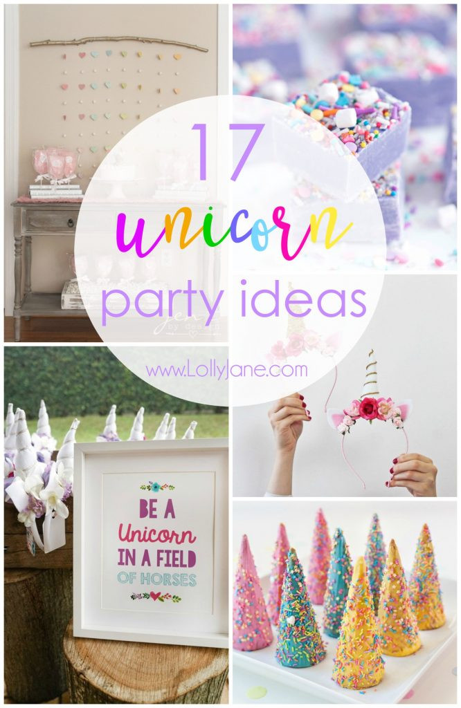 Unicorn Party Ideas Diy
 17 Unicorn Party Ideas To Throw The Ultimate Unicorn Party