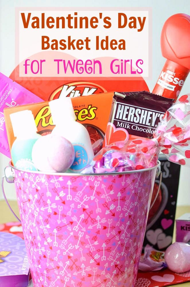 Valentine'S Day Gift Ideas For Girlfriend
 Valentine s Day Basket Idea for Tween Girls