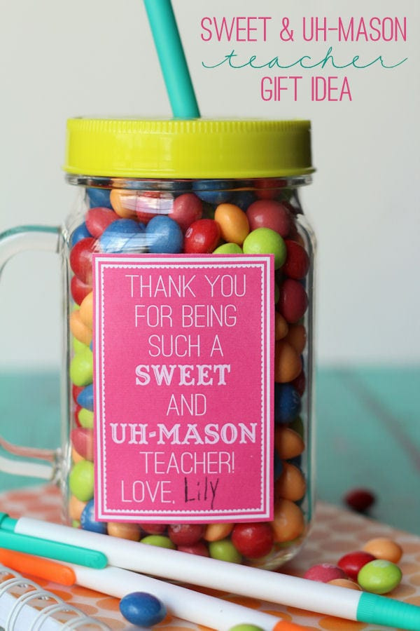 Valentine'S Day Teacher Gift Ideas
 Sweet and Uh Mason Teacher Gift