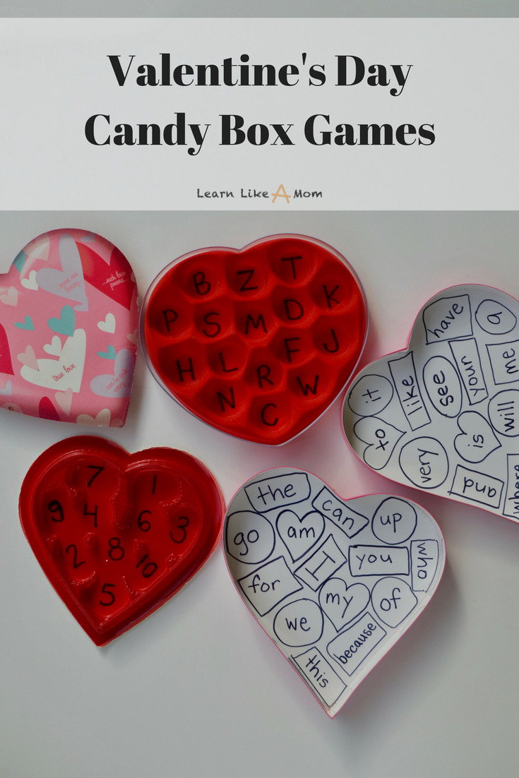 Valentines Day Candy Boxes
 Learn Like A Mom Valentine s Day Candy Box Games Learn