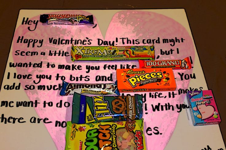 Valentines Day Card With Candy
 Easy To Make Valentine Cards For Boys Thank You And A