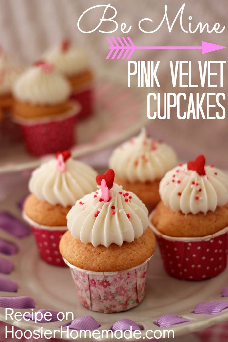 Valentines Day Cupcakes Recipes
 Pink Velvet Cupcakes for Valentine s Day Hoosier Homemade