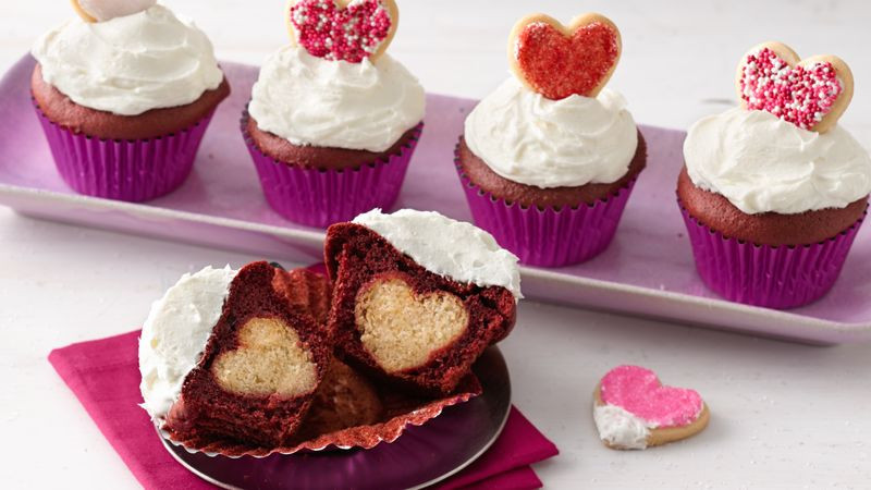 Valentines Day Cupcakes Recipes
 Surprise Inside Valentine s Cupcakes recipe from Betty Crocker