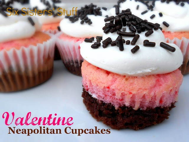 Valentines Day Cupcakes Recipes
 Valentine s Day Neapolitan Cupcakes Recipe