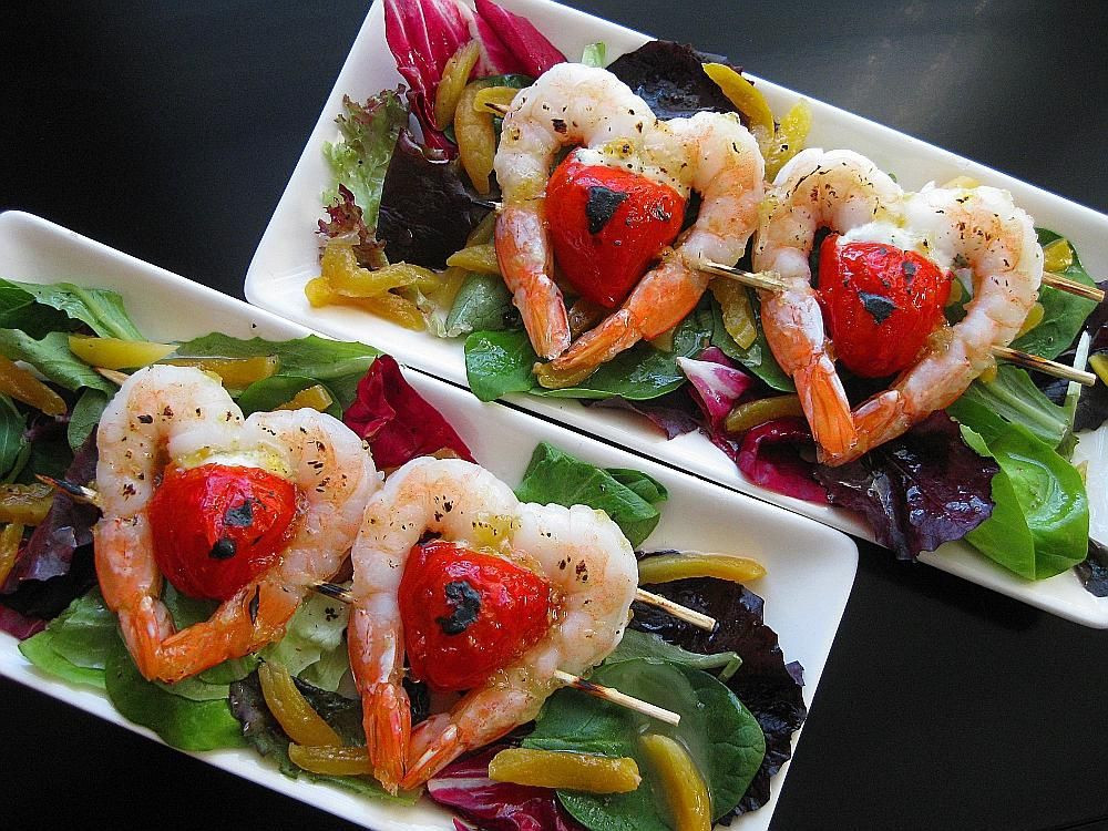 Valentines Day Recipes Dinner
 Twin Hearts Apricot Glazed Shrimp and Peppadew Salad