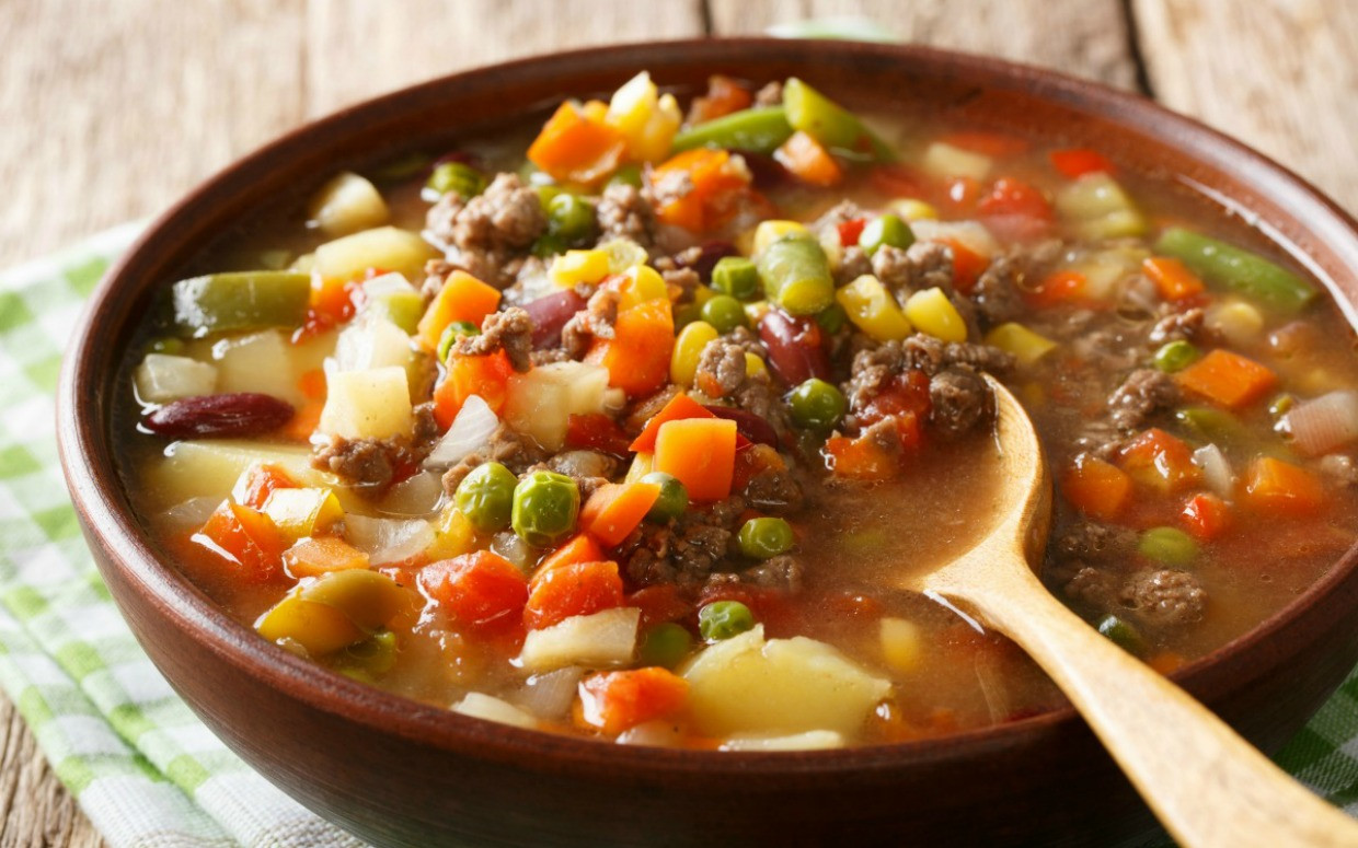 Vegetable Beef Soup With Ground Beef
 15 Delicious Ways To Make Ground Beef Soup