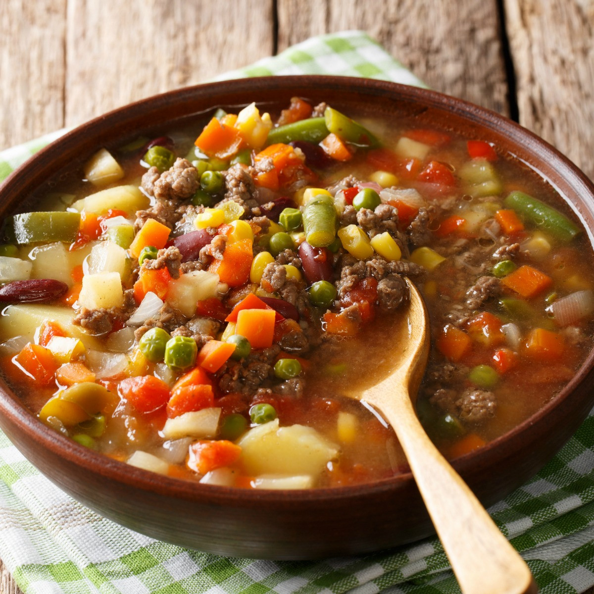 Vegetable Beef Soup With Ground Beef
 Easy Ve able Beef Soup The Weary Chef