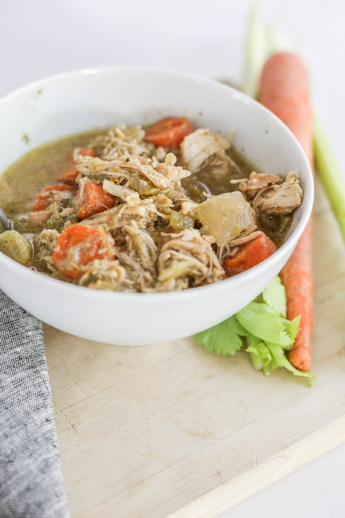 Vegetable Soup With Chicken Broth Recipe
 Chicken and Ve able Bone Broth Soup Easy Crockpot Recipe