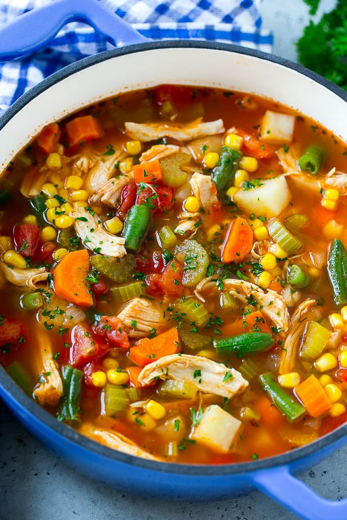 Vegetable Soup With Chicken Broth Recipe
 Chicken Ve able Soup Dinner at the Zoo