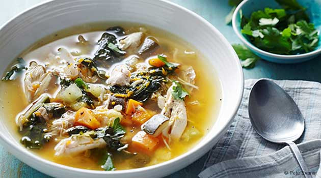 Vegetable Soup With Chicken Broth Recipe
 Hearty Chicken and Ve able Soup Recipe