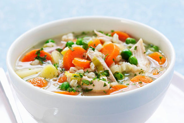 Vegetable Soup With Chicken Broth Recipe
 Chicken Ve able Soup with Orzo Kraft Recipes