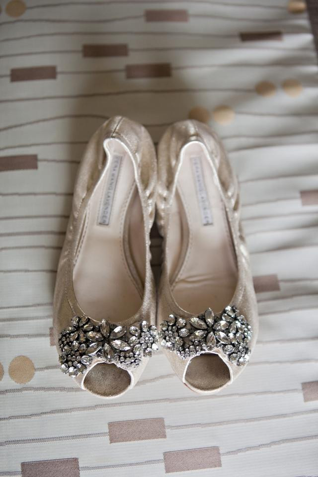 Vera Wang Wedding Shoes
 Vera Wang Lavender Label Peep Toe Wedding Shoes