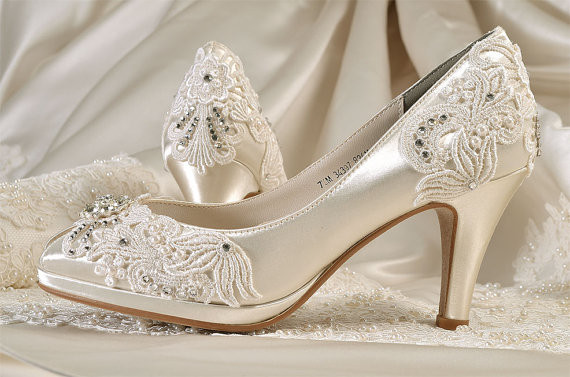 Vintage Lace Wedding Shoes
 Womens Wedding Shoes Wedding Shoes Vintage Lace Wedding
