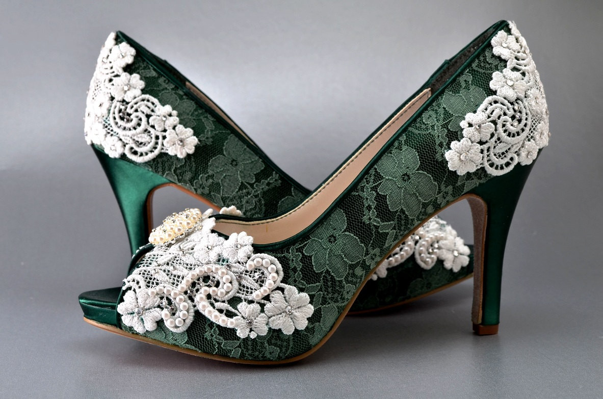 Vintage Wedding Shoes For Bride
 Lace Wedding Shoes Vintage Wedding LaceWomen s Bridal