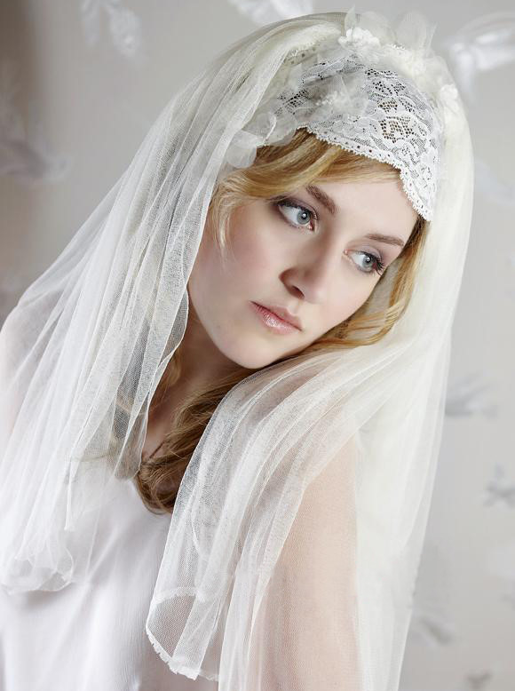 Vintage Wedding Veils And Headpieces
 Honey Buy Vintage wedding veil