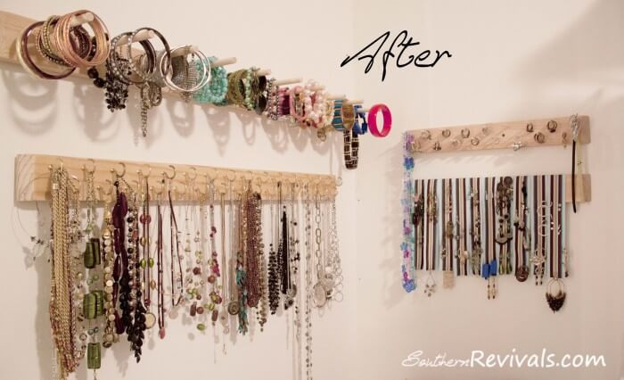 Wall Jewelry Organizer DIY
 100 DIY Jewelry Organizers & Storage Ideas Full
