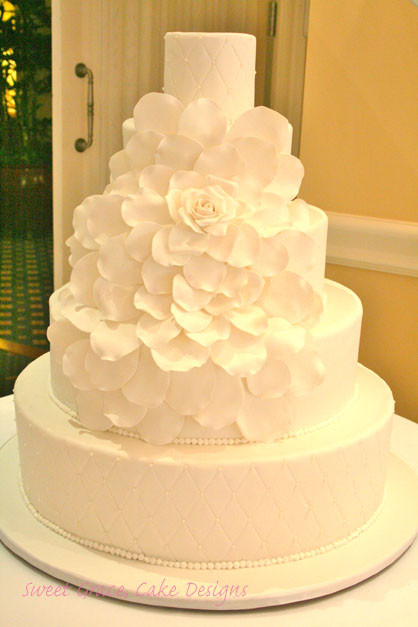 Wedding Cakes Nj
 Wedding Cakes NJ Rose Petal Custom Cakes