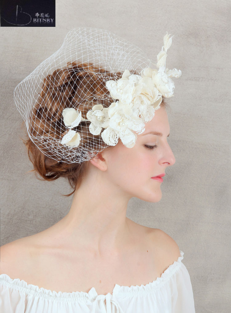 Wedding Veils Accessories
 Aliexpress Buy BRITNRY Vintage Flower Bridal Veil