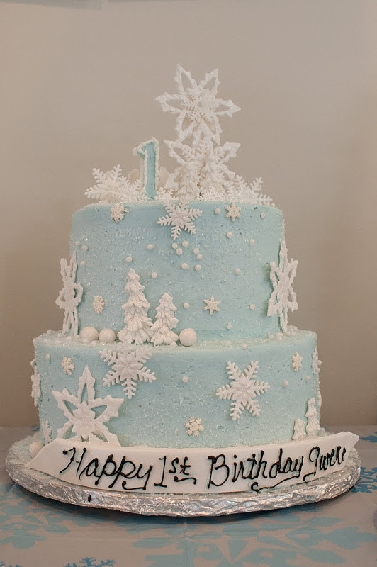 Winter Onederland Birthday Cake
 six past midnight Gwen s Winter e derland Party