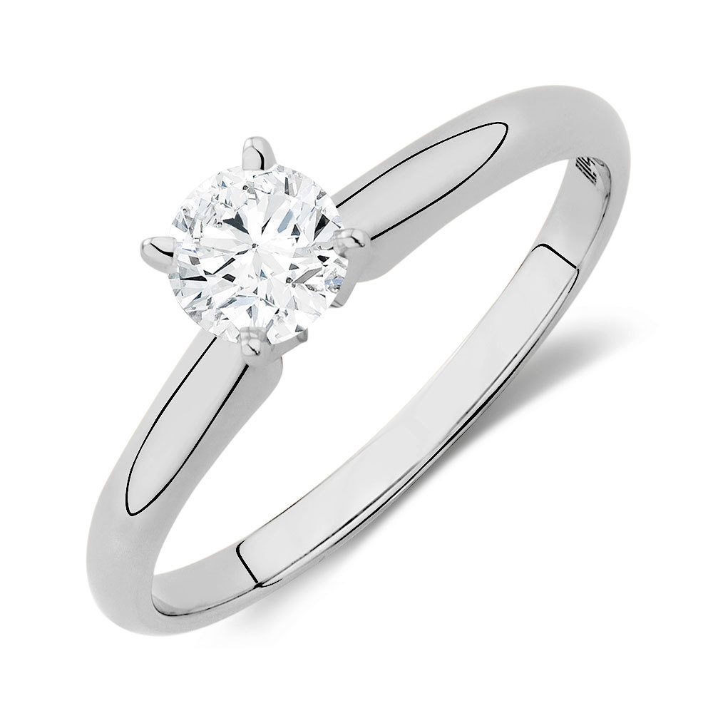 1 Carat Diamond Solitaire Engagement Ring
 Solitaire Engagement Ring with a 1 2 Carat Diamond in 14kt
