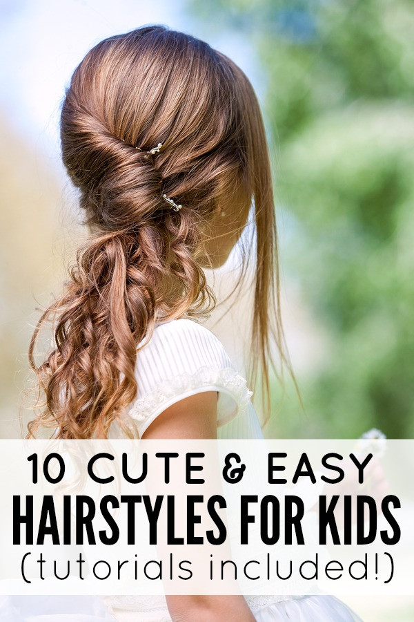 10 Easy Hairstyles
 10 cute and easy hairstyles for kids