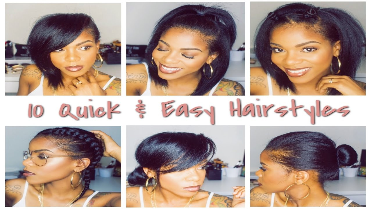 10 Easy Hairstyles
 10 Easy Hairstyles in Under 3 Minutes