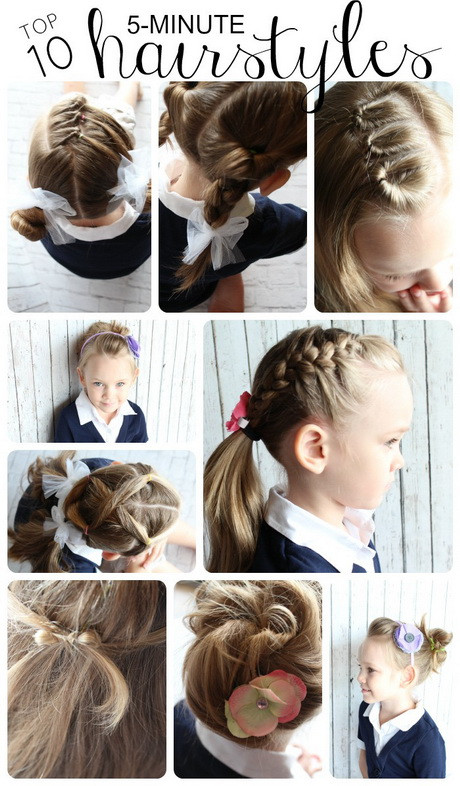 10 Easy Hairstyles
 10 easy hairstyles for school