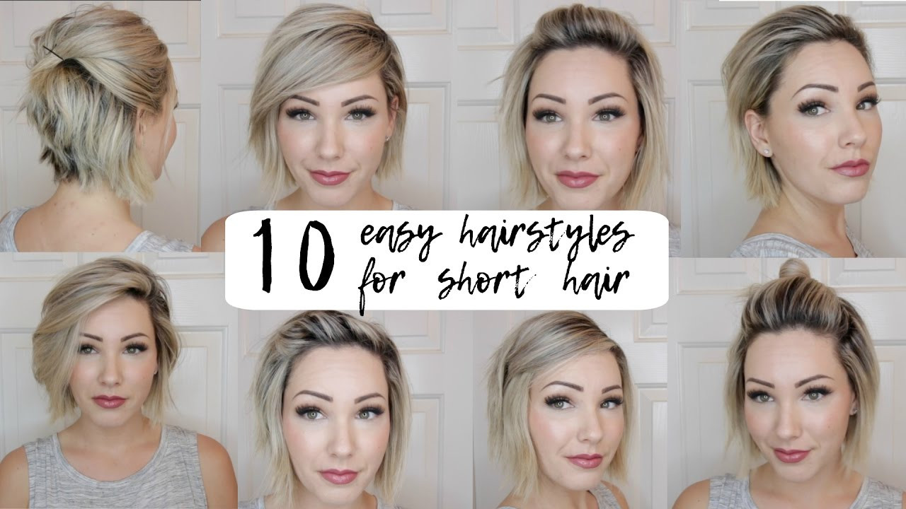 10 Easy Hairstyles
 10 EASY HAIRSTYLES