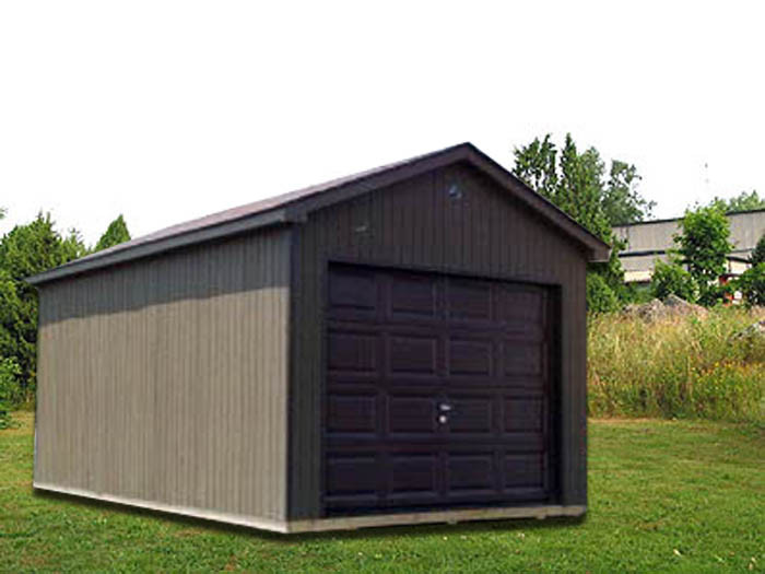 10 X 7 Garage Door
 10 x 16 x 7 Ranch w Overhead Door R 6 Portable
