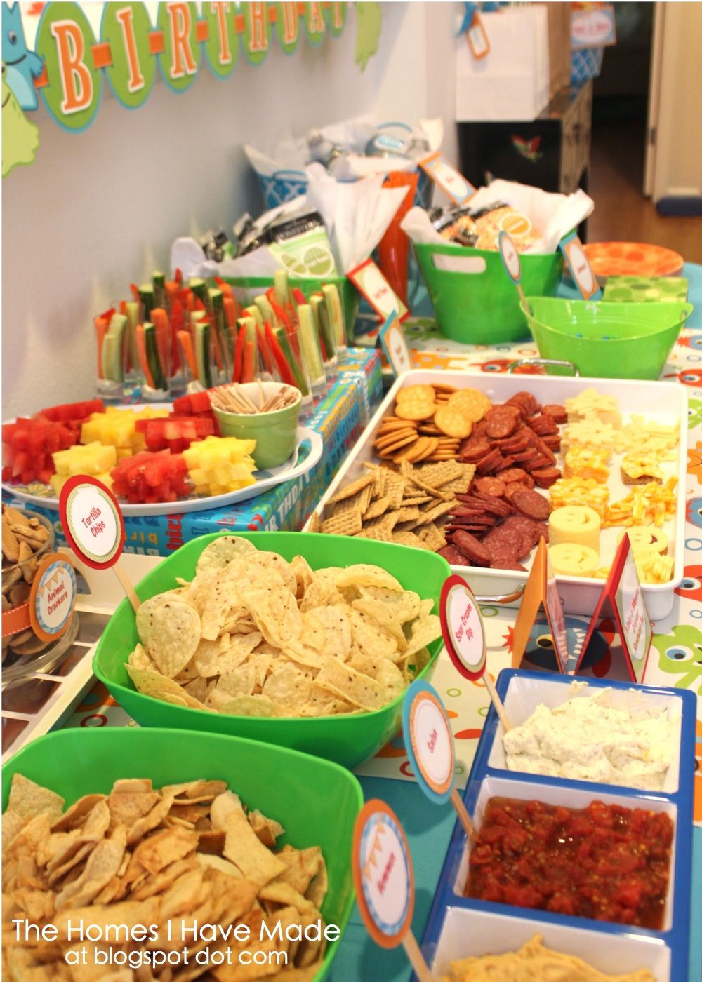 10 Year Old Birthday Party Food Ideas
 Monster Party Spotlight on Food