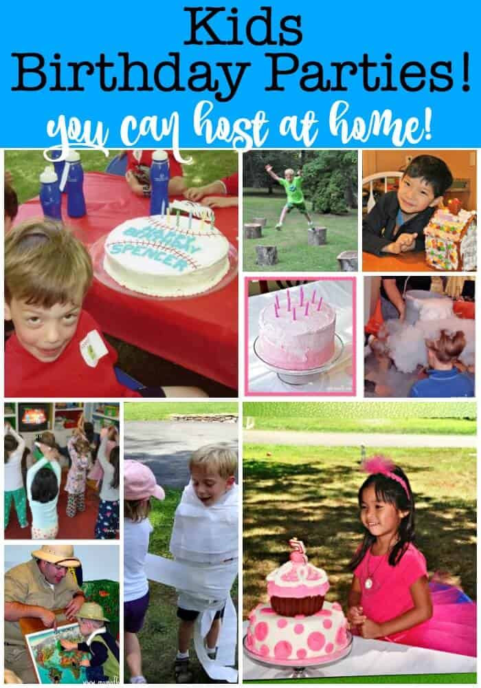 12 Year Old Boy Birthday Party Ideas At Home
 How to Throw Kids Birthday Parties at Home Mom 6