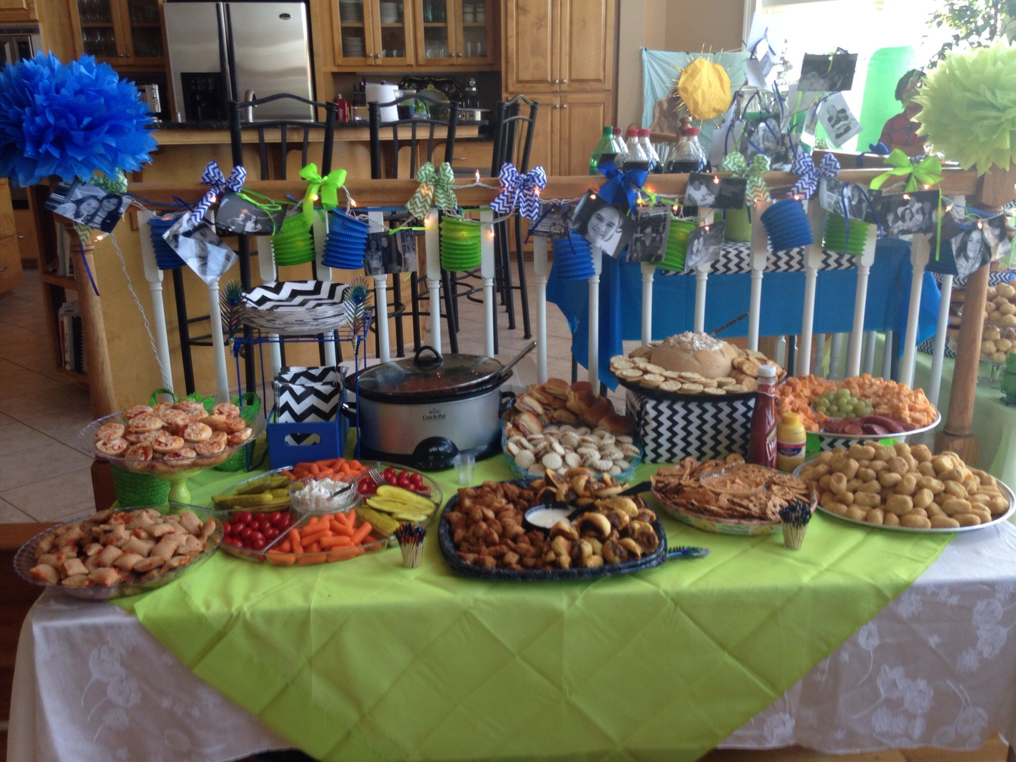 12 Year Old Boy Birthday Party Ideas At Home
 13 year old birthday party appetizer Buffett