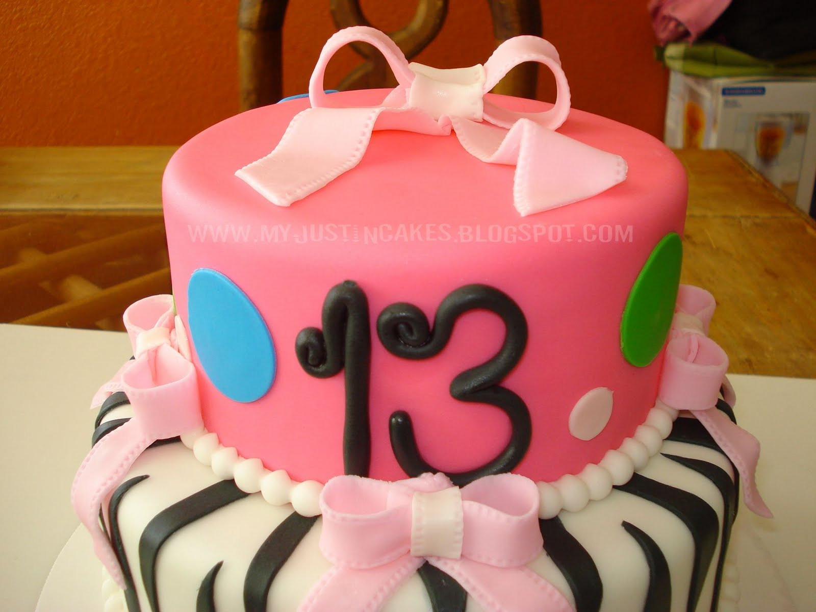 13 Year Old Birthday Cakes
 Just in Cakes 13 Year Old Girl Birthday Cake