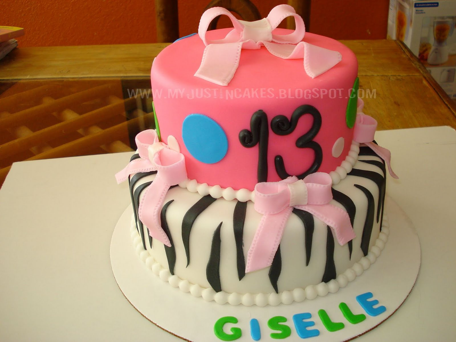 13 Year Old Birthday Cakes
 Just in Cakes 13 Year Old Girl Birthday Cake