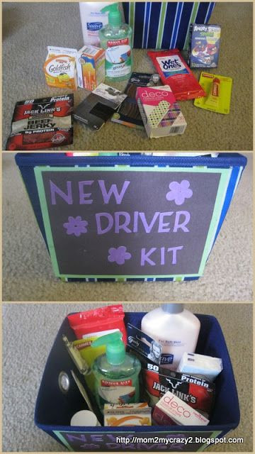 16th Birthday Gift Ideas
 Sweet 16 New Driver Survival Kit