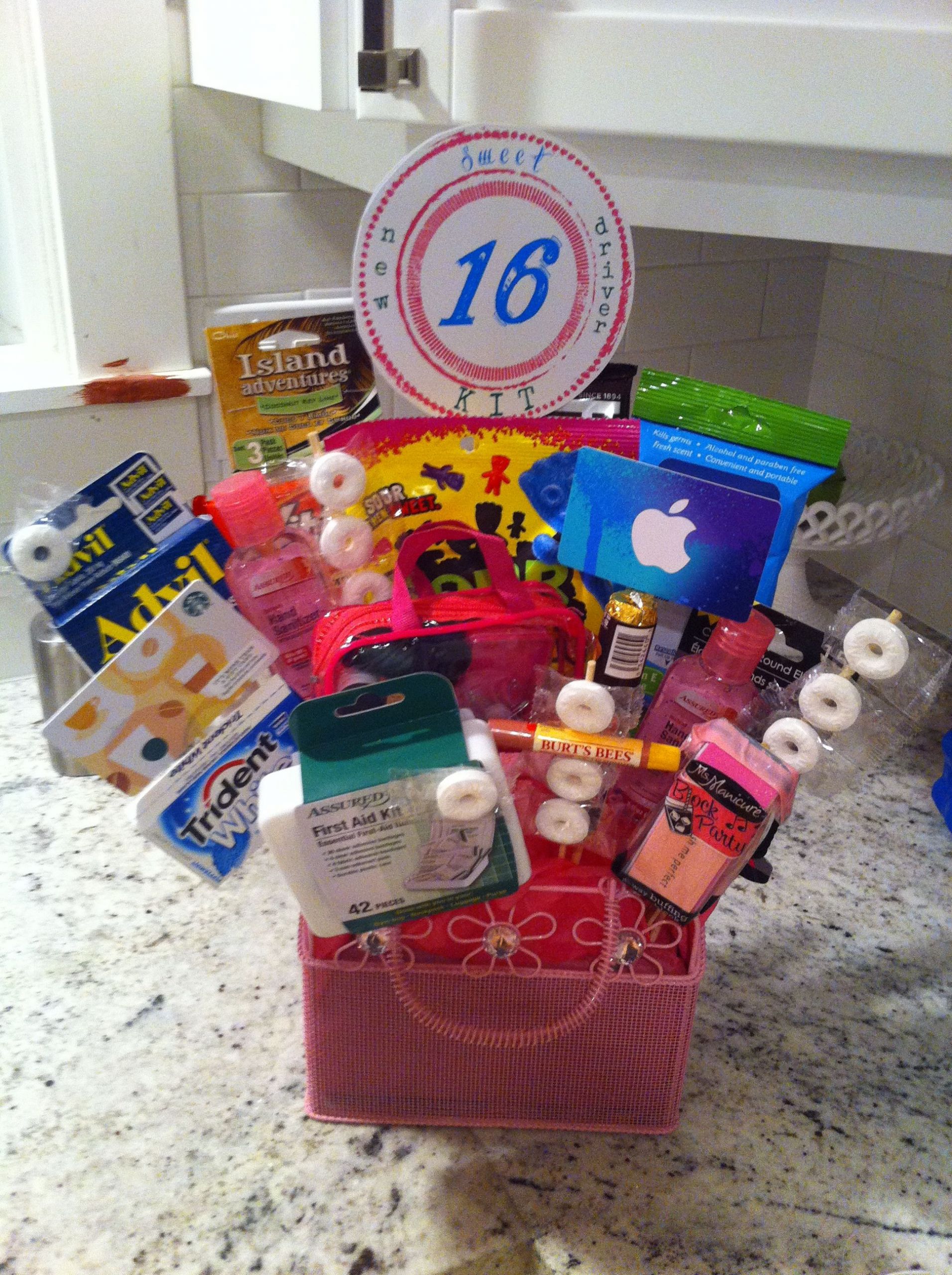 16th Birthday Gift Ideas
 Great way to celebrate sweet 16 New Driver Gift bouquet