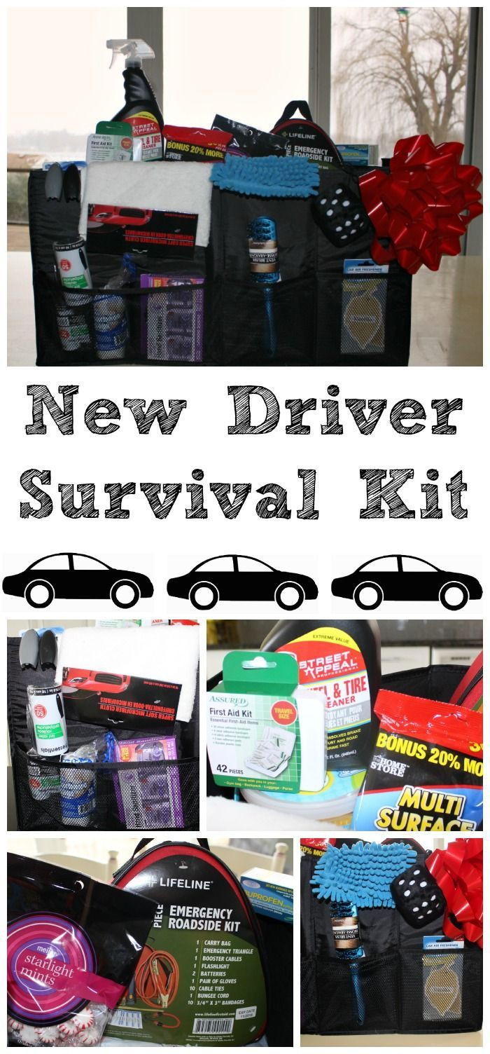 16th Birthday Gift Ideas
 New driver survival kit Gift Ideas
