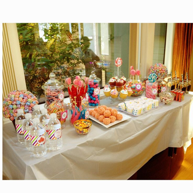 16Th Birthday Party Food Ideas
 Candy Buffet ideas for Desiree s Sweet Sixteen use