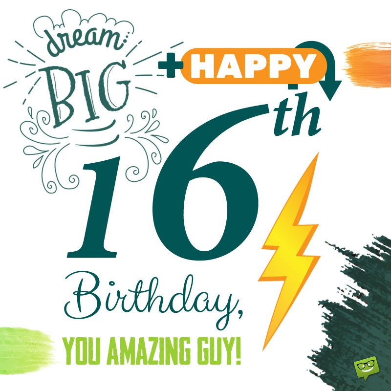 16Th Birthday Quotes For Son
 For my Sweet Sixteen Birthday messages
