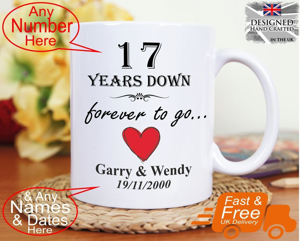 17th Wedding Anniversary Gifts
 17th wedding anniversary t 17 years marriage Any dates
