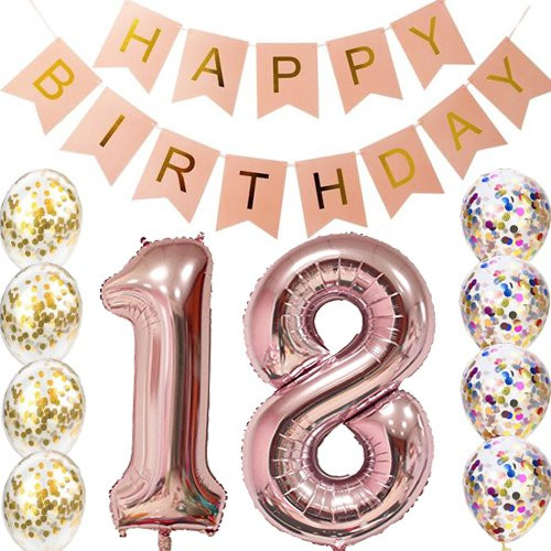 18 Birthday Decorations
 Amazon ADBetty"18th Birthday Girl" Sash 18th