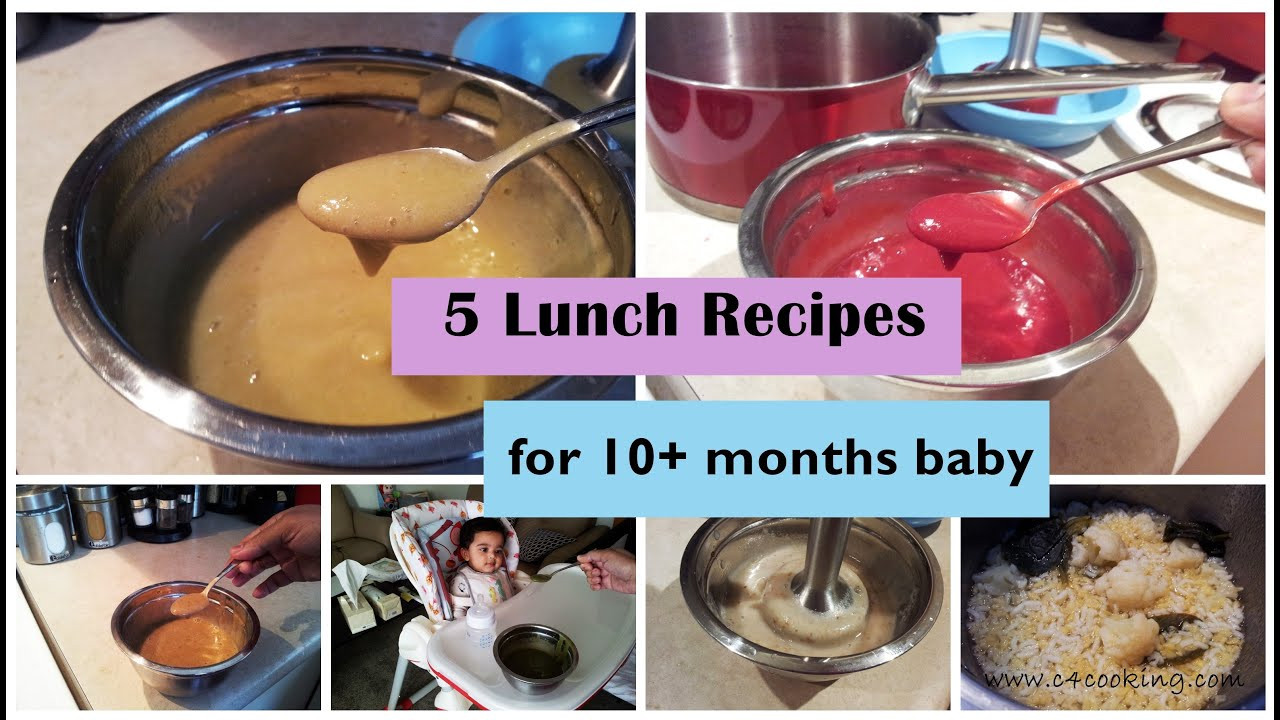 18 Months Baby Food Recipe
 5 Lunch recipes for 10 months baby stage3 10 months