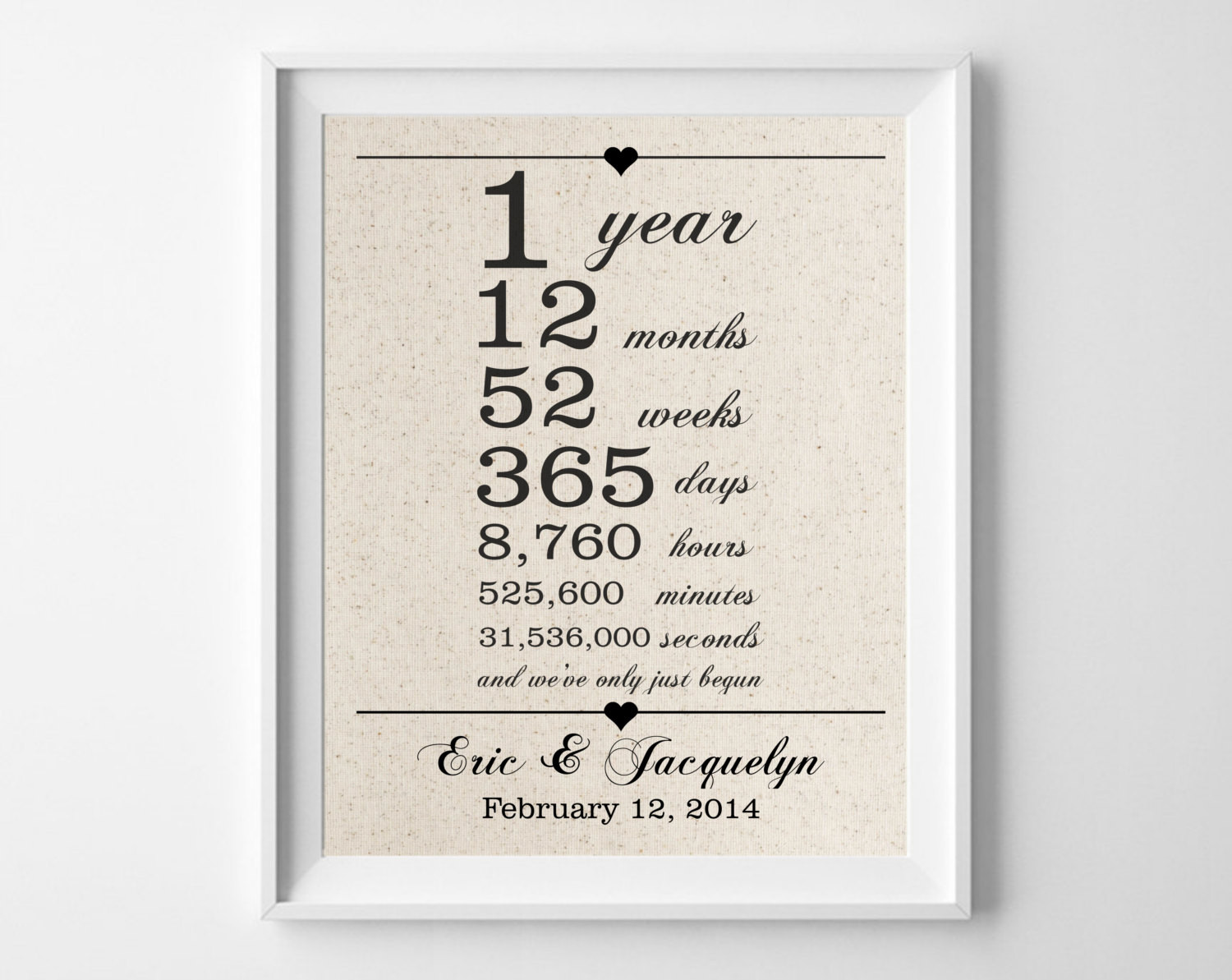 1st Wedding Anniversary Gifts
 1st Anniversary Gift for Husband Wife e 1 Year Wedding