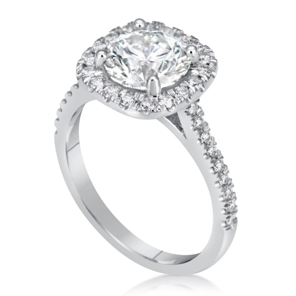 2 Carat Diamond Solitaire Engagement Ring
 2 Carat Round Cut Diamond Engagement Ring