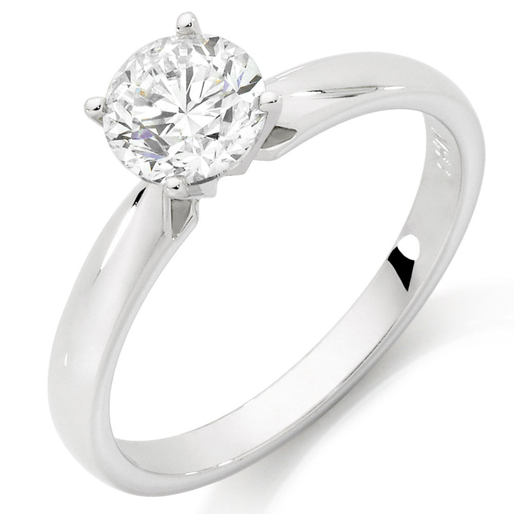 2 Carat Diamond Solitaire Engagement Ring
 Solitaire Engagement Ring with a 1 Carat Diamond in 14ct