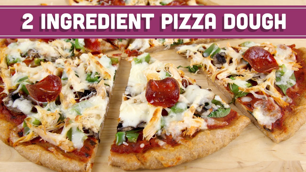 2 Ingredient Pizza Dough
 2 Ingre nt Pizza Dough Healthy Pizza and Breadsticks