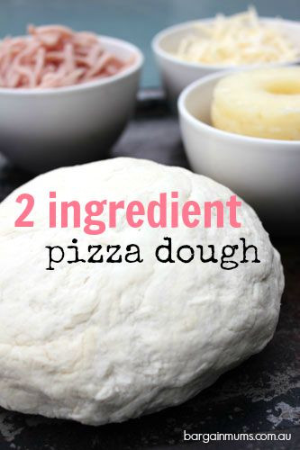 2 Ingredient Pizza Dough
 19 Easy 2 ingre nt recipes Bargain Mums