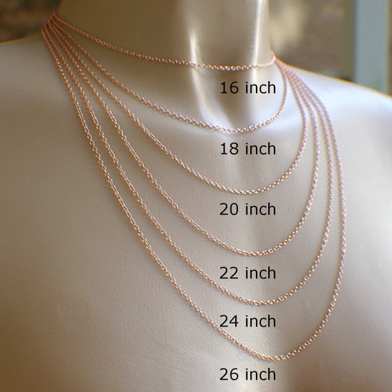 20 Inch Necklace Chain
 1 7mm thin copper necklace chain 13 14 15 16 18 20 22 24 26 28