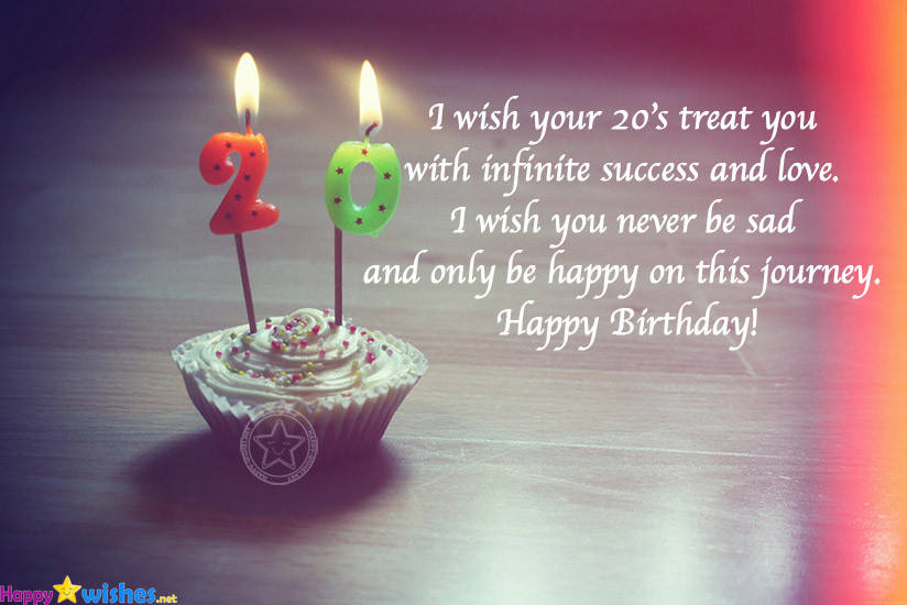 20th Birthday Wishes
 Happy 20th Birthday Wishes Quotes and messages
