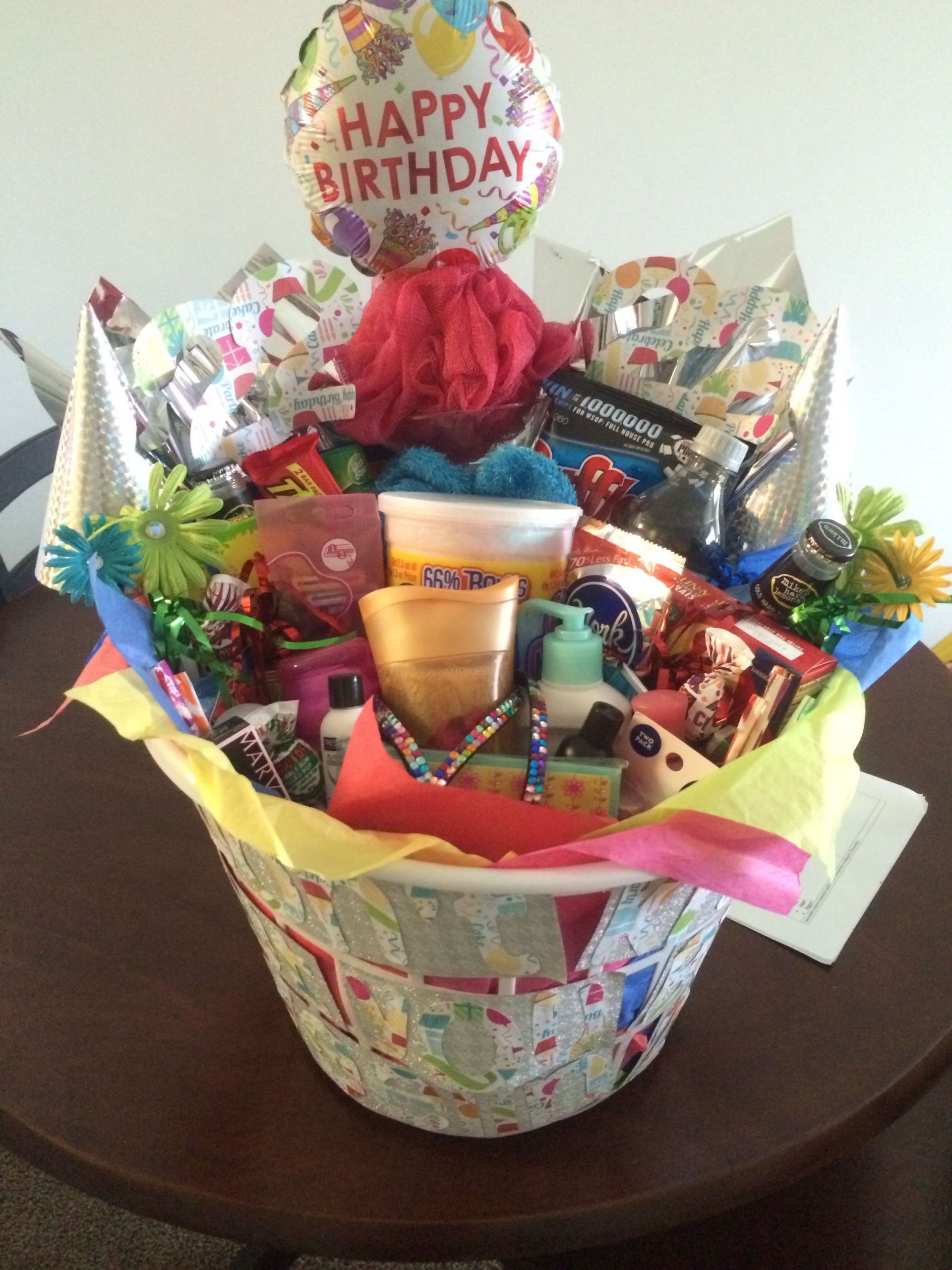 22Nd Birthday Gift Ideas For Boyfriend
 22nd Birthday Basket My Creations Pinterest